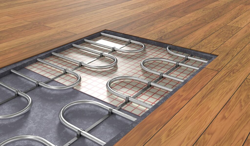 VVS gulvvarme - floor heating - kontakt os og hør mere